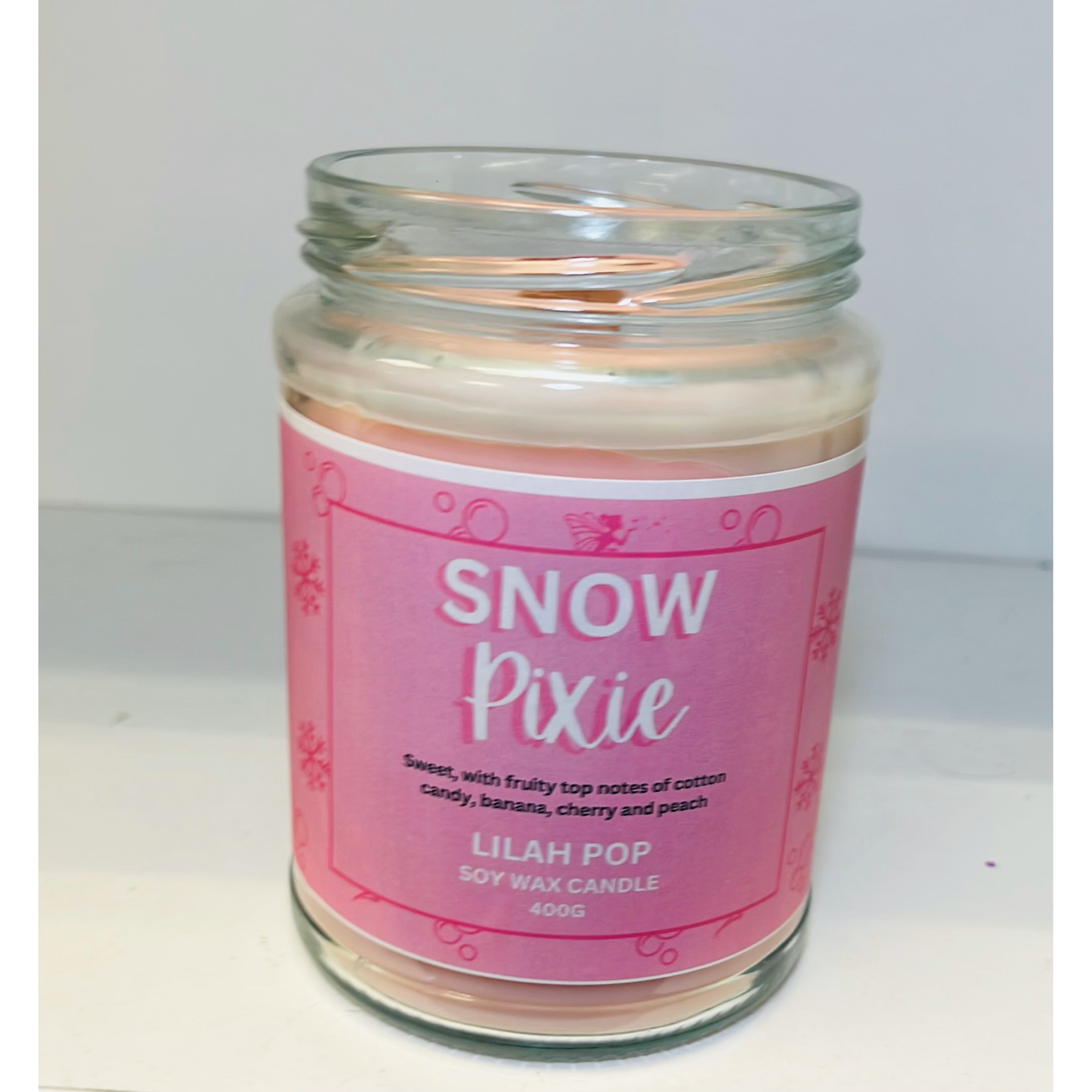 400g Snow Pixie Soy Wax Candle