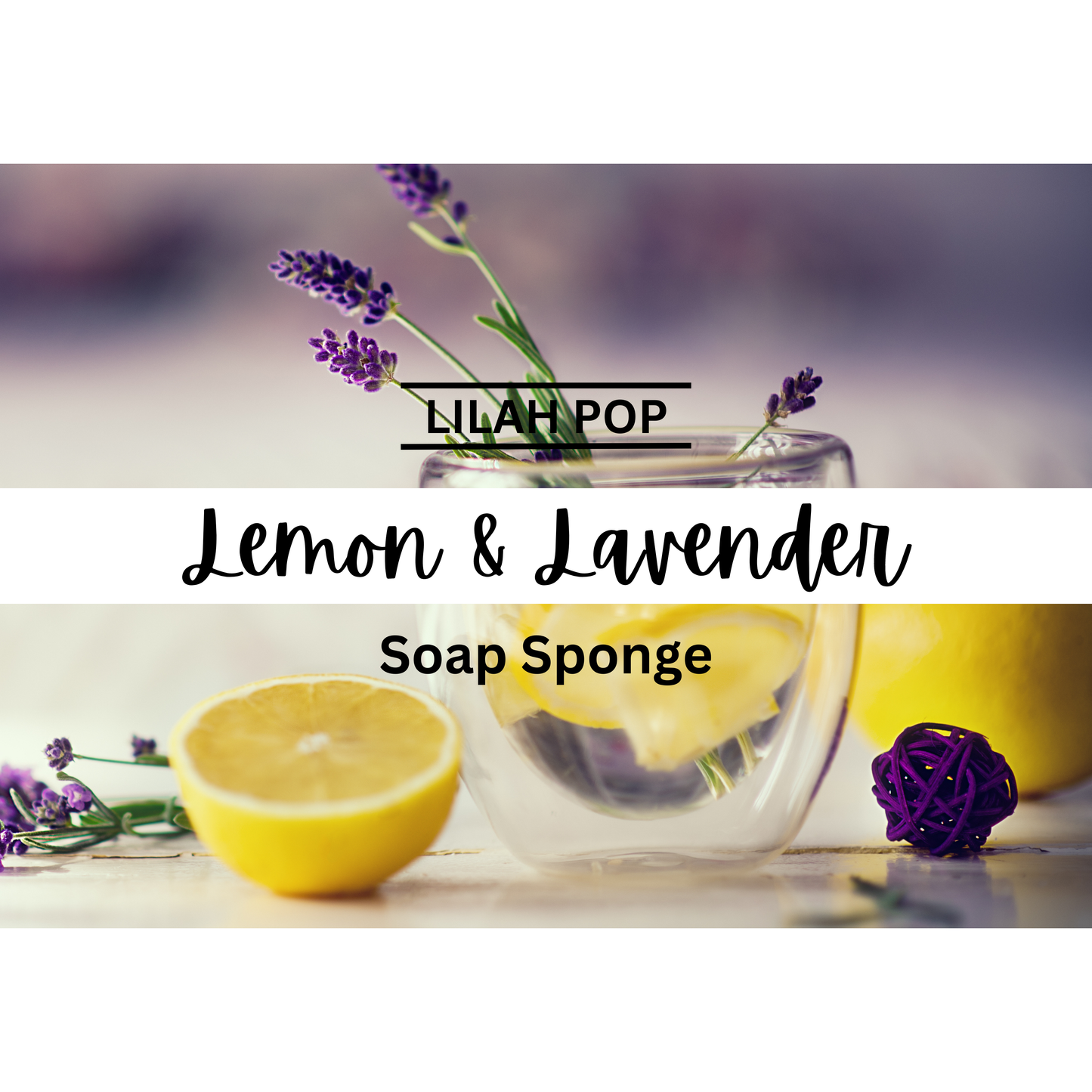 Lemon & Lavender Soap Sponge