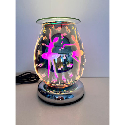 Rainbow Effect Ballerina, 3 Touch Electric Wax Burner