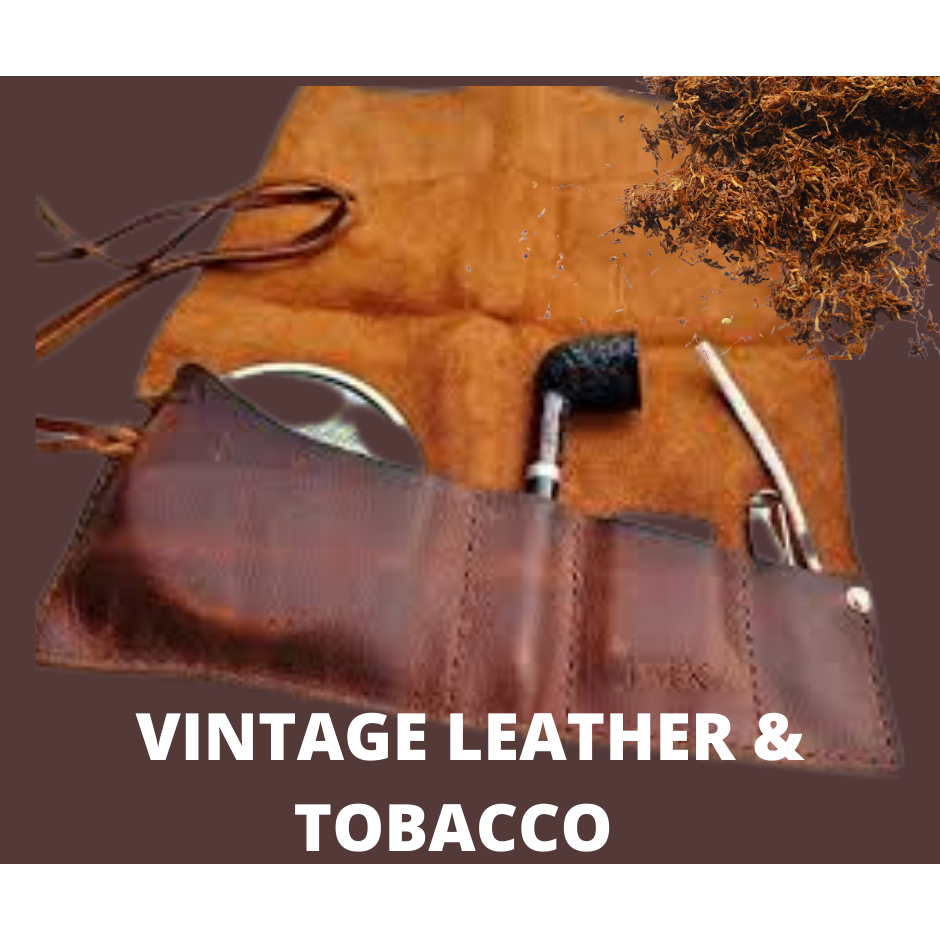 Vintage Leather & Tobacco Snap Bar