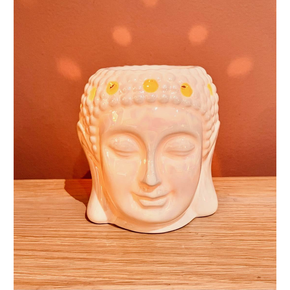 Buddha Head Tea Light Wax Burner