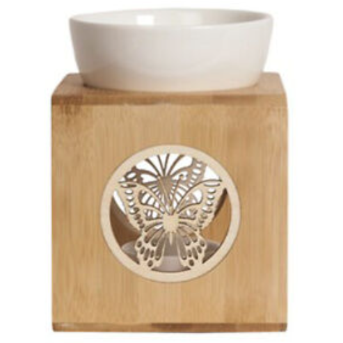 Bamboo (Butterfly) Tea Light Wax Burner